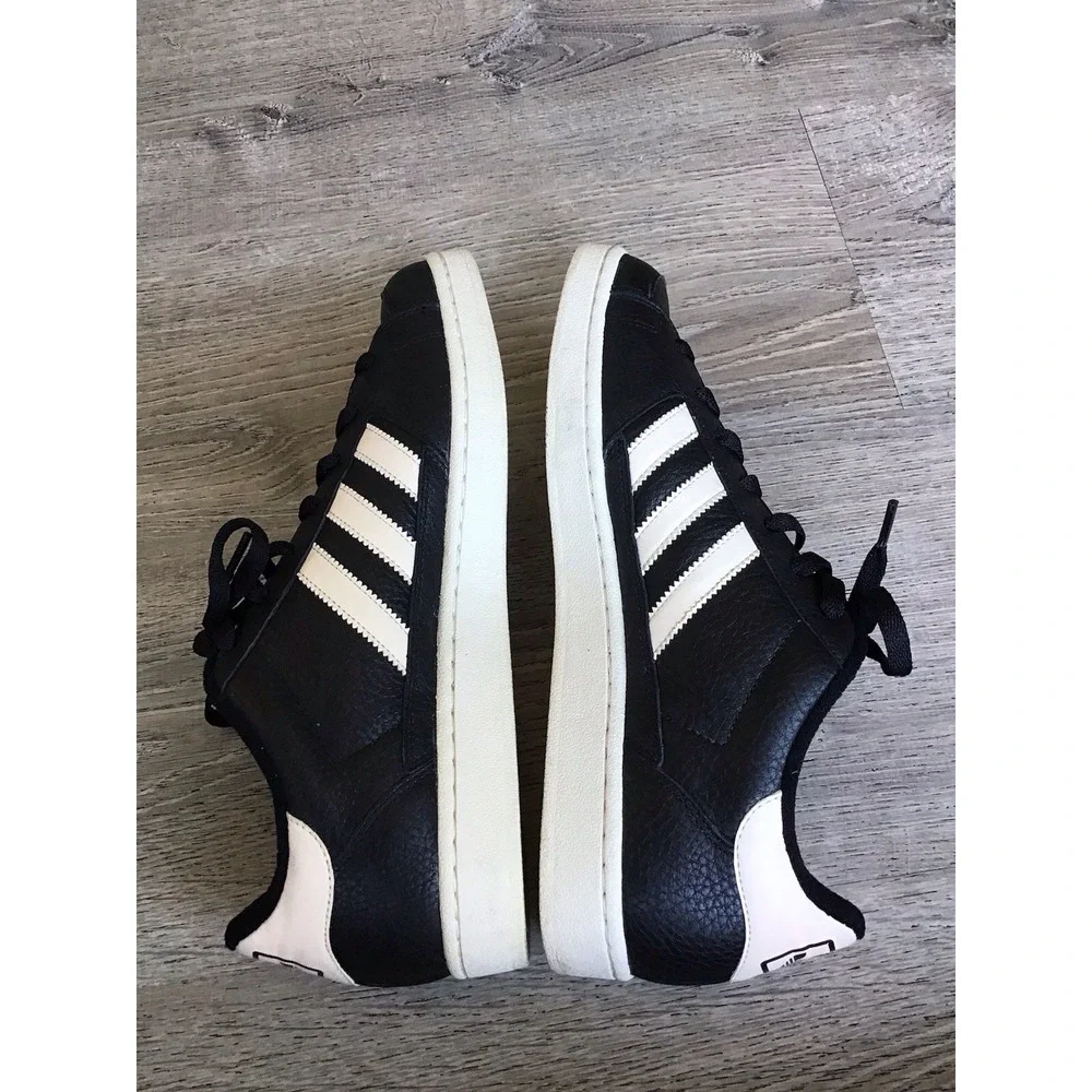 Adidas Super Skate Lo Black White Stripe 2005 Men's Size 11 950977 779001 Shoes